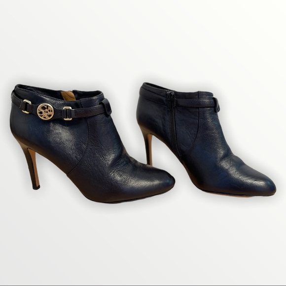 Coach Selena Brown Leather Ankle Bootie - Picture 2 of 8